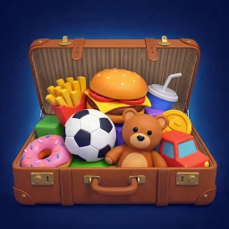 أيقونة مطابقة ثلاثية 3D: رتب واحزم